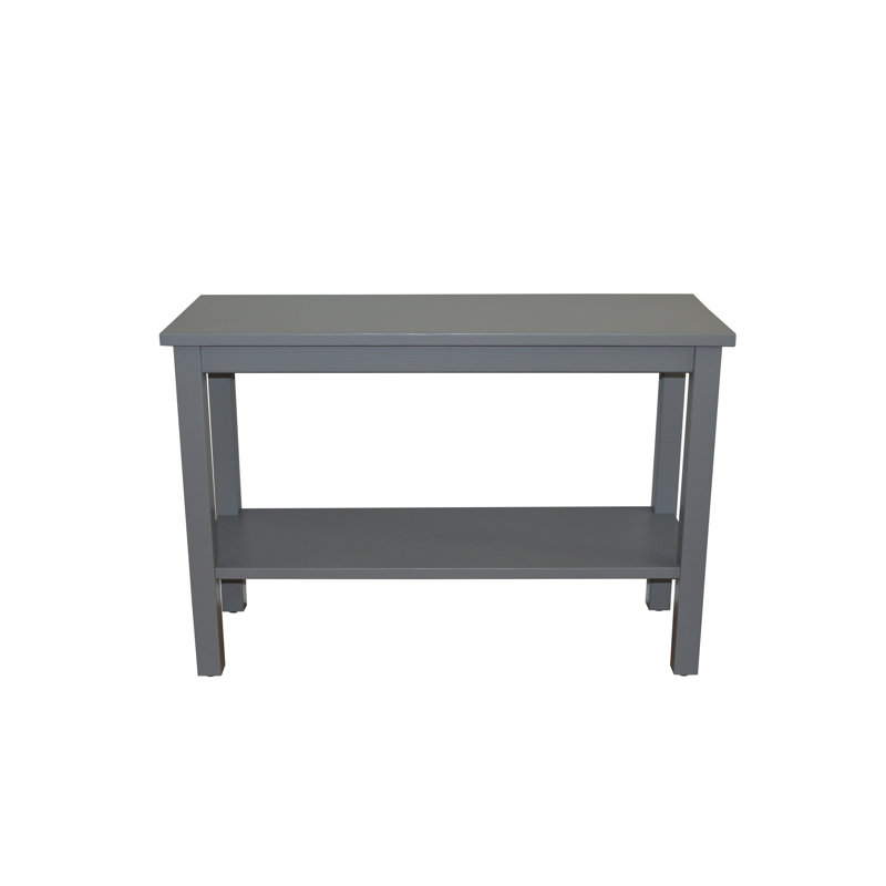 Console en bois massif 44 po Haralan, Graphite
