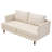 65.75" Upholstered Loveseat Sofa with Arm, Comfy 2 Seater Couch for Apartment, Bedroom, Living Room-731314793