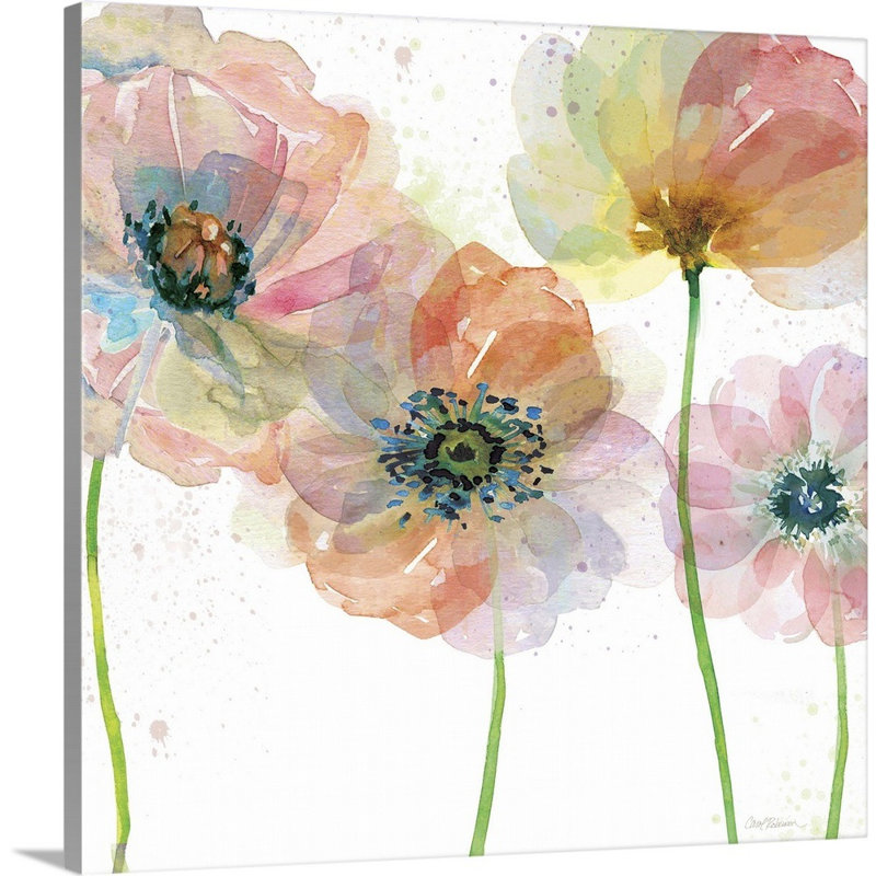 «Summer Fields I», reproduction d'art sur toile, Toile tendue, H 48 po x l 48 po x P 1,25 po