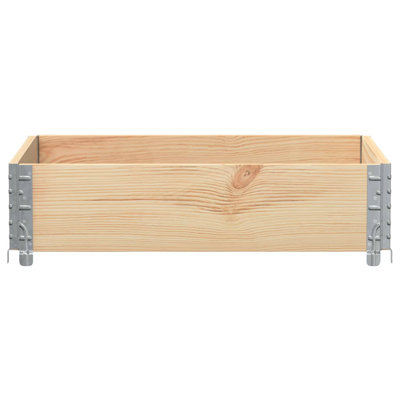 Union Rustic Garden Planter 31.5"X23.6" Solid Pine Wood