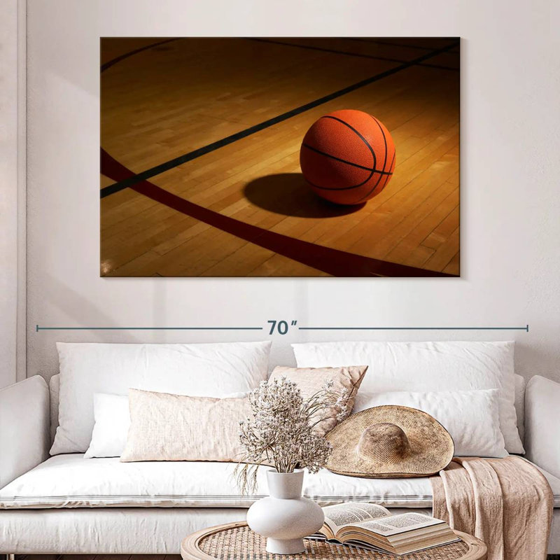 Ballon de basketball Sireci, H 34 po x l 51 po