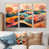 Toile naturelle avec cadre flottant