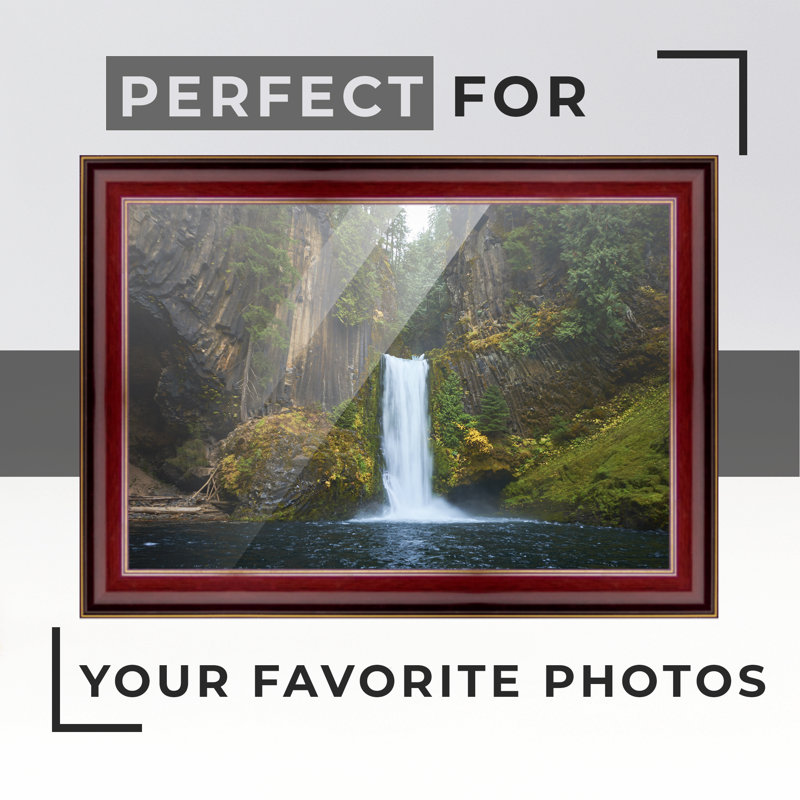 Cadre photo en bois massif Aanvi, L 20 po x H 24 po