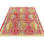 Distressed Homage Hand Knotted Wool Geometric Area Rug-1272932976