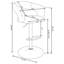 Tabouret de bar à hauteur réglable Porch & Den