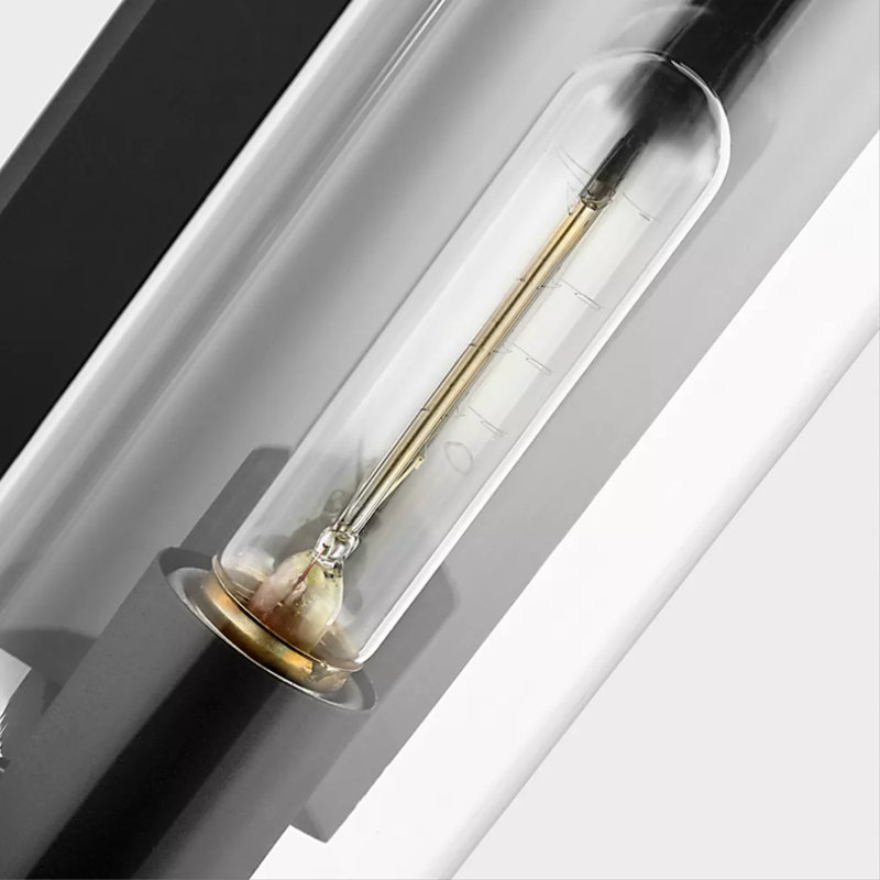 Latte Makenzie Wall Light, 16.75" H x 5" W x 7.25" D