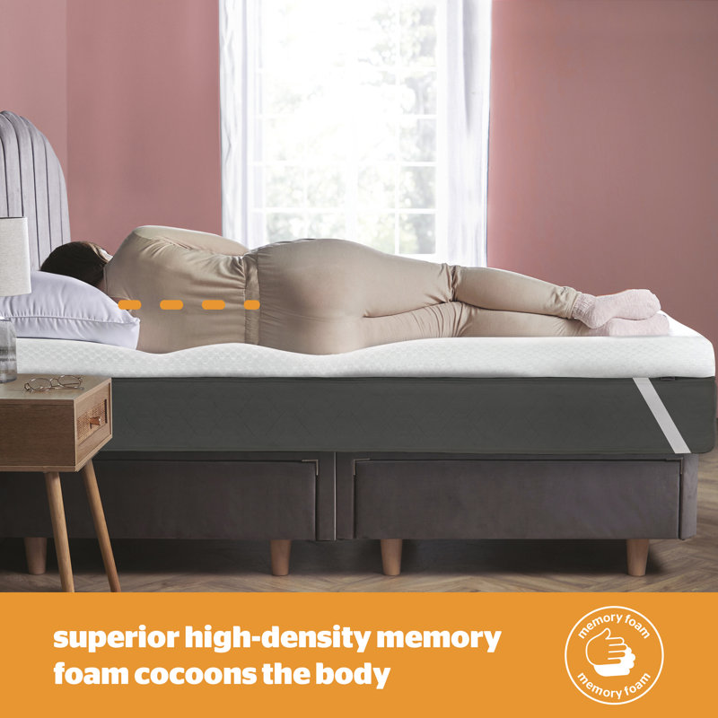 Impress 7cm Memory Foam Mattress Topper, Double (4'6)