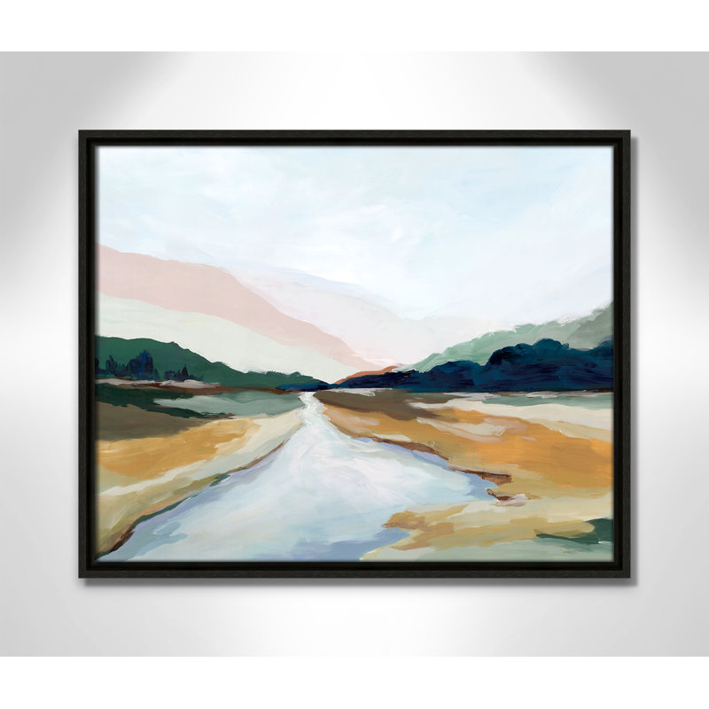 «Hope Creek Print» par Isabelle Z, Espresso, H 17,5 po x l 21,5 po