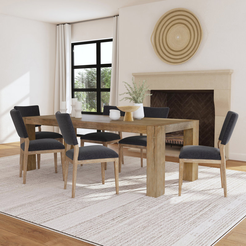 Kingston Wood Dining Table, Brown