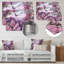 Lilas mauves parfumés, art mural en métal Lilas-110407822