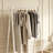 Rolling Entryway Coat Rack