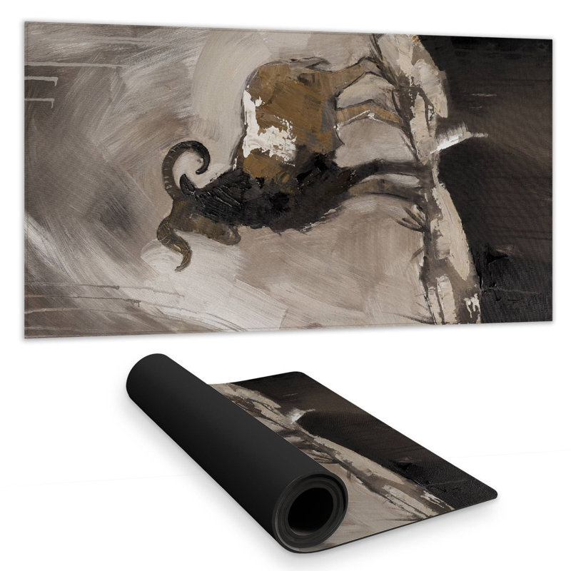Abstract proud aeries - 15.75"x31.50" Desk mat