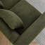 Ensemble de salon modulaire de 60 pouces, 2 coussins, forme moderne, siège confortable et soutien