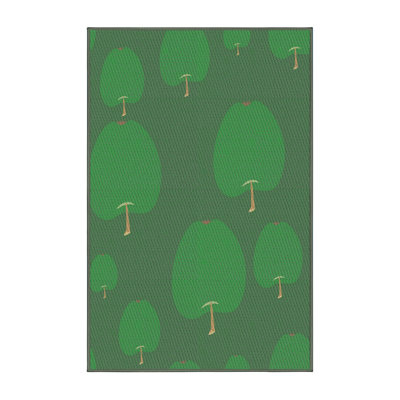 Tapis de zone verte à motif