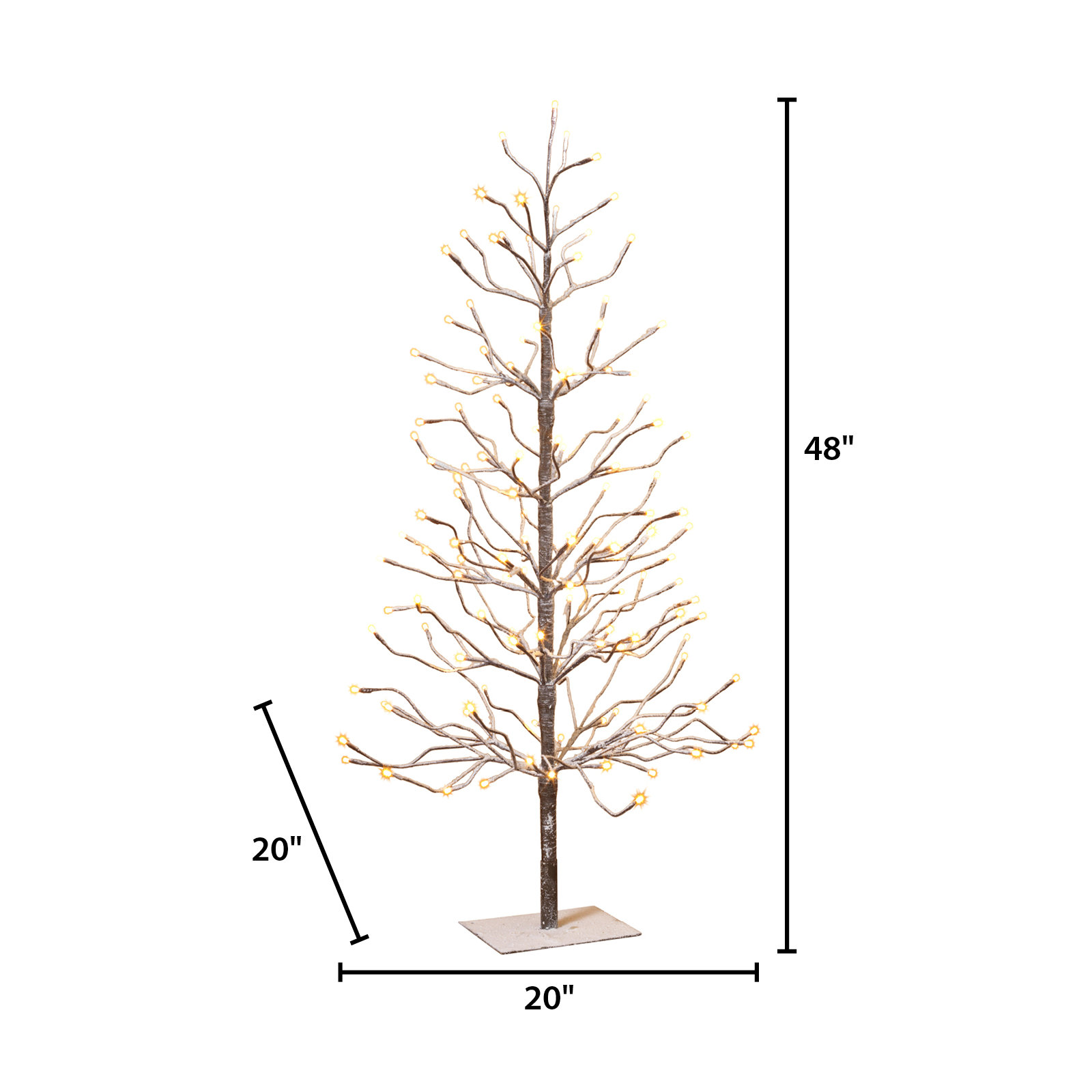 48'' Lighted Trees & Branches