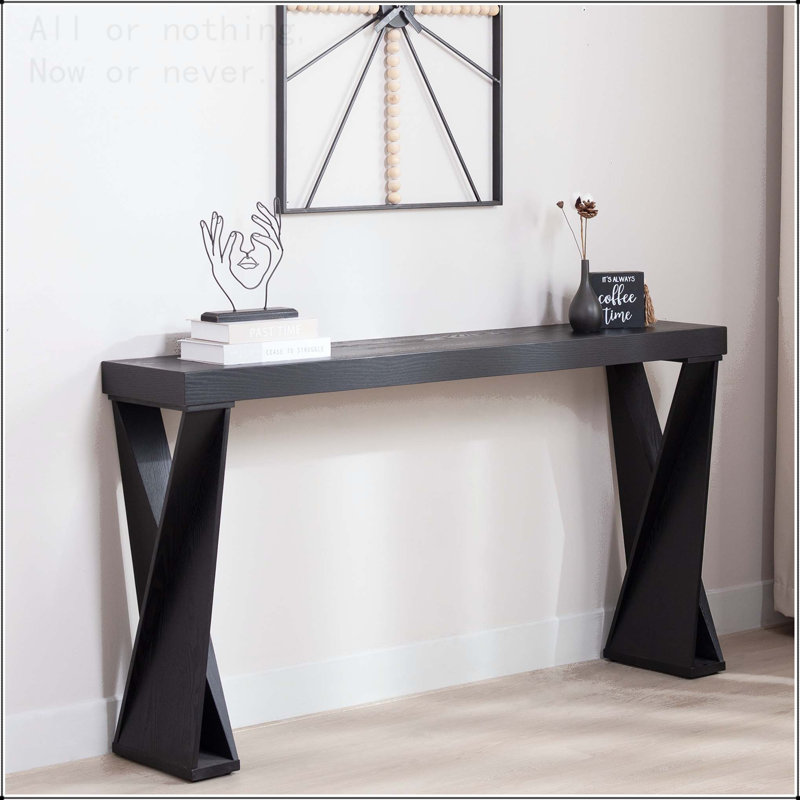 Modern Console Table with Crossed Legs