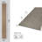 Honeycomb 112" L x 12" W x 0.3" D Polystyrene Glue-up Wood Slat Walls 186 sq.ft.