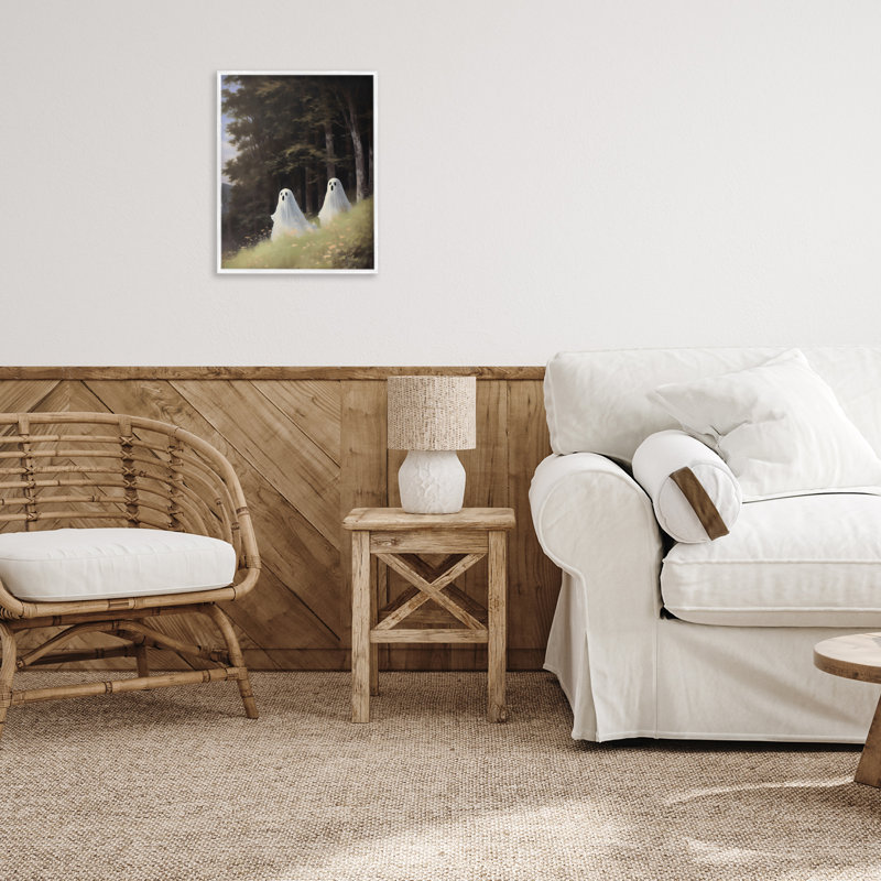Haunted Morning Ghost, giclée encadrée, design par LSR Design Studio, H 14 po x l 11 po