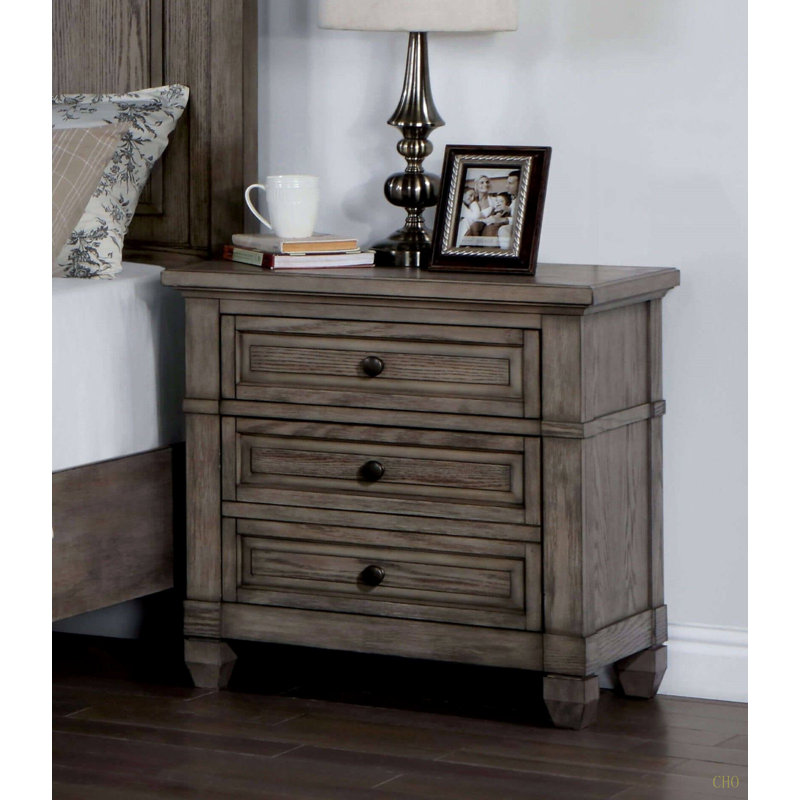 Table de chevet 1Pc table de chevet 3 tiroirs