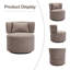 Fauteuil d'appoint pivotant avec coussin décoratif Narissa-164214952
