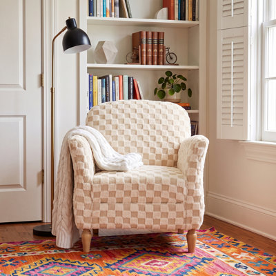 Fauteuil d'appoint Checker