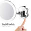 Miroir de maquillage circulaire grossissant 5x-93465430