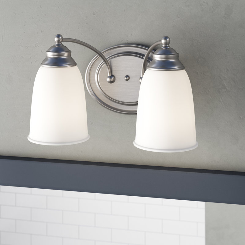 Kelwynne 2 - Light Dimmable Vanity Light, Matte Nickel