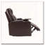 Fauteuil inclinable électrique en faux cuir avec port de charge USB, rangement pour bras cachés et 2 porte-gobelets pratiques-1905471693
