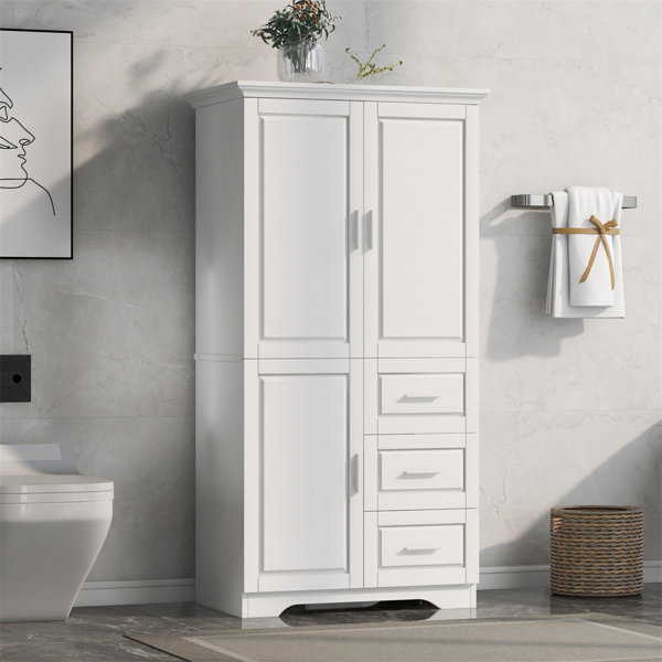 Wildon Home® Grefenstette Freestanding Bathroom Cabinet & Reviews | Wayfair