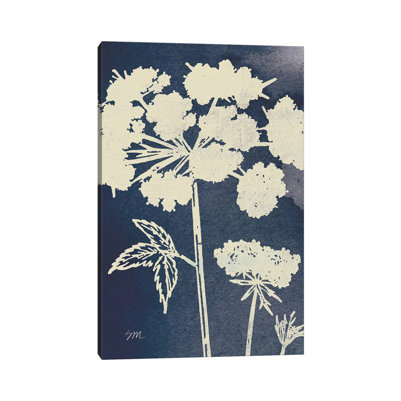 Dark Blue Sky Garden III by Studio Mousseau - Wrapped Canvas Print, 66.04 cm H x 45.72 cm W x 3.175 cm D