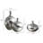 Ansen Mirrored Ceramic Decorative Vases 3-piece set-44651144