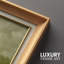 «Misty Green Meadow River Scene Wall Decor», reproduction d'art sur toile encadrée-1439639448-1439639450