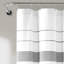 Rideau de douche rayé simple-902789737