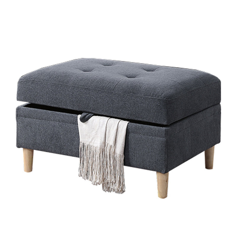 Upholstered L-Shaped Sectional Reversible