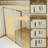 50'' - 54'' W x 70'' H Double Sliding Framed Shower Door with SGCC Certified Clear Glass-102641111