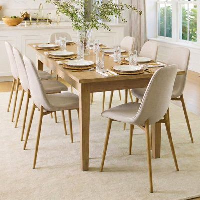 Chaise d'appoint rembourrée en tissu