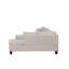 Canapé modulaire inclinable de style moderne en bois crème-539722846