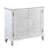 Antique White 2-Door Console Cabinet