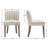 Farmhouse Dining Chairs Upholstered Kitchen Chair Wooden Barrel Side Chair For Dining/Living Room/Bedroom/Restaurant-1664572640