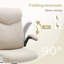 Office Chair, Executive Chair, Ergonomic Chair, Tilting Function, Headrest, Folding Armrests, Padded Seat-484623128