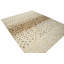 Tapis beige en cuir Miaya