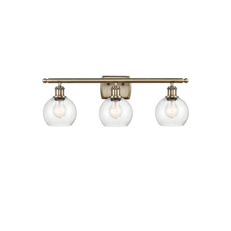 Cindi 3 - Light Vanity Light, Antique Brass, Incandescent