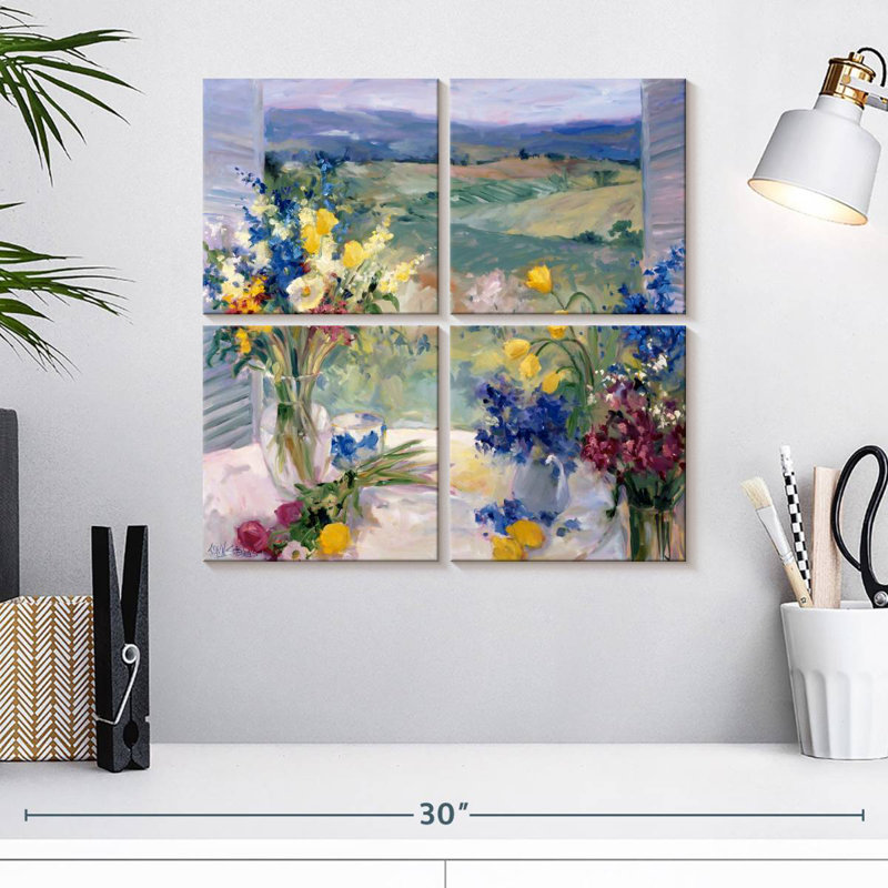 Lilie Toscane florale I, H 18 po x l 18 po