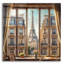«Parisien View» par Rey Klimt, art mural en verre acrylique-1531019648