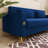 Deondry 85.63" Velvet Square Arm Sofa-484596846