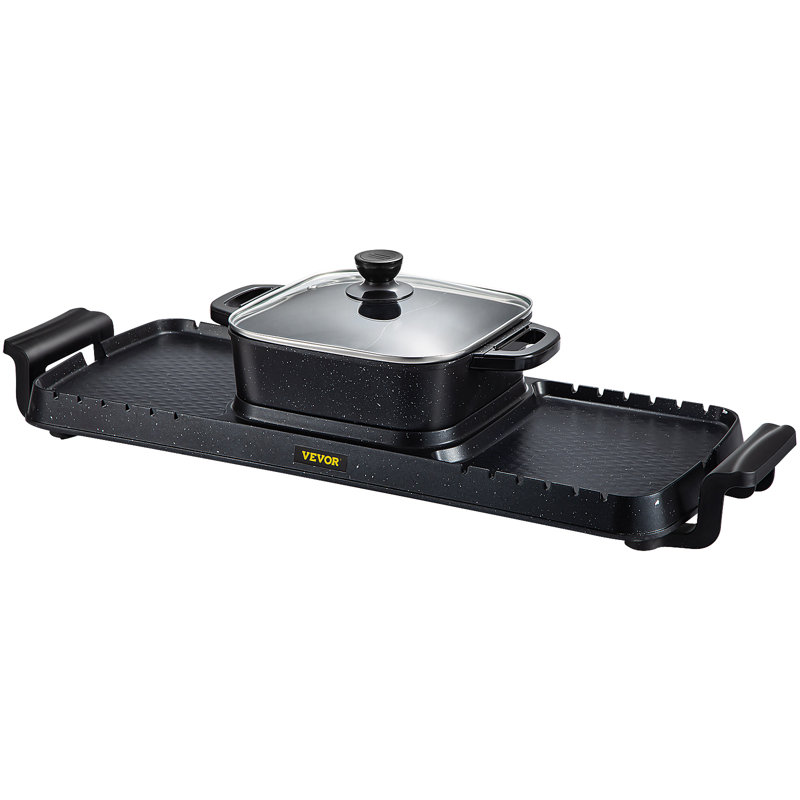 Combinaison de gril et de fondue 28 po 2 en 1 VEVOR