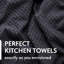 Serviettes de cuisine super absorbantes, paquet de 12 - serviettes de cuisine 100% coton de qualité supérieure, serviettes de cuisine turquoise épaisses lavables à la machine de 450 g / m² pour le séchage, le nettoyage, le tissage ratiné et une qua-1036018734