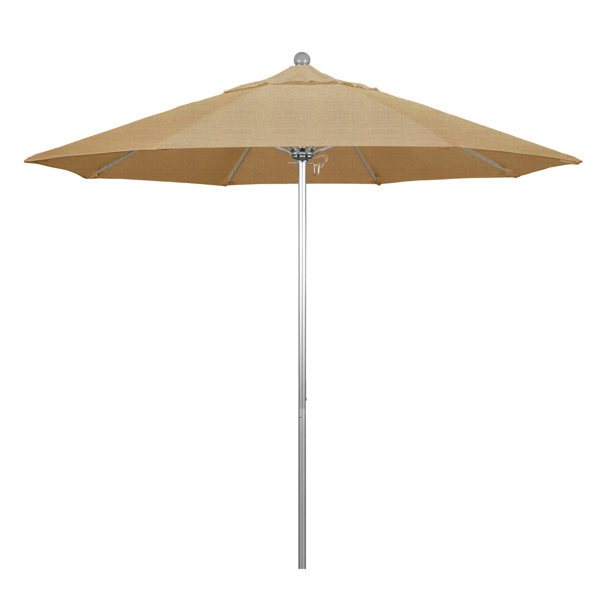 Hibo 108'' Sunbrella® Outdoor Umbrella, Sesame Sunbrella® Linen