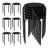 Patio Plastic Portable Stacking Chairs(Set Of 6)-1485665041