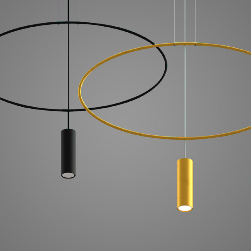 Alissone 1 - Light Black Unique/Statement Pendant
